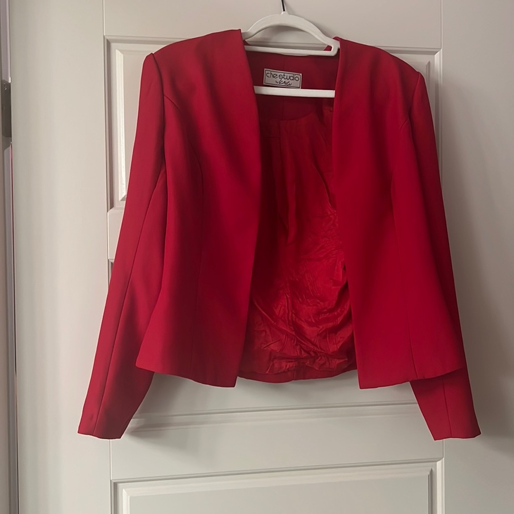 Classy Red business jacket 💞